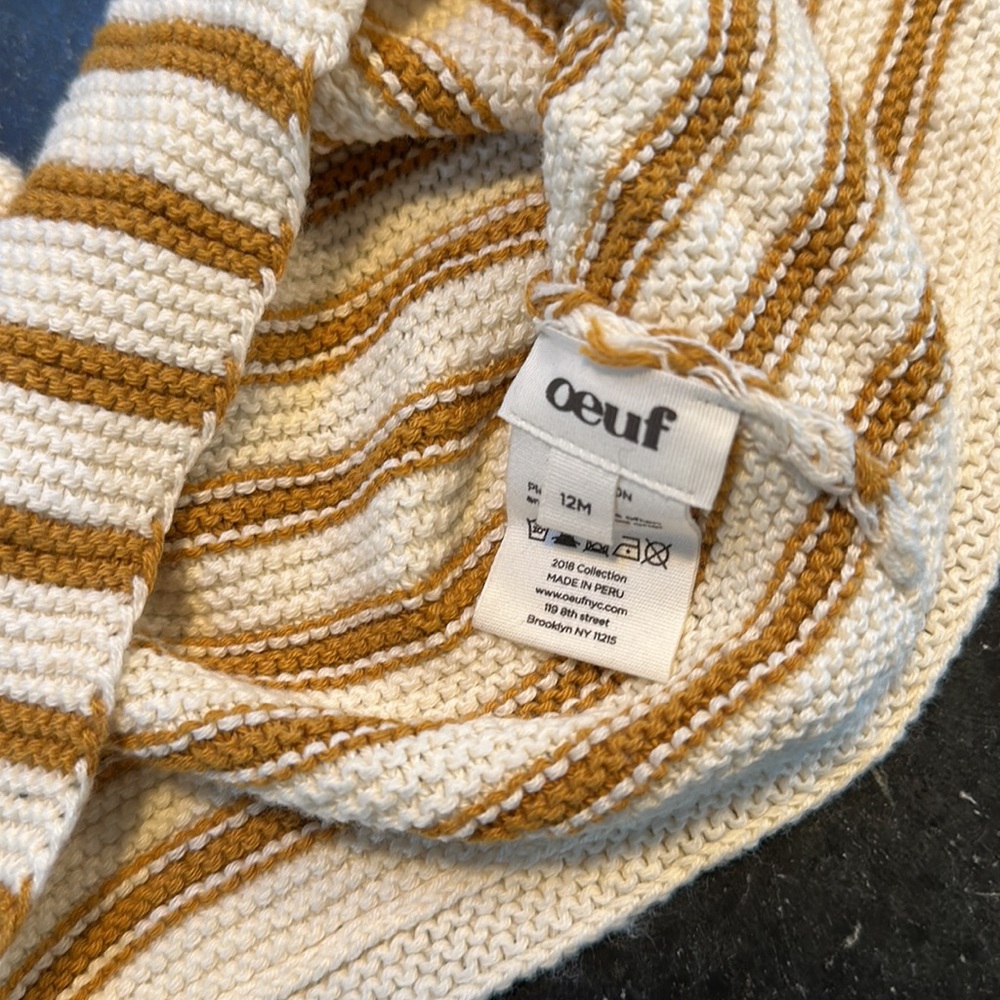 Oeuf Striped Baby Bonnet - Picture 4 of 4
